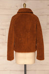 Bantigny Cannelle Brown Wooly Fleece Coat | La Petite Garçonne back view