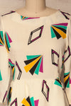 Bapska Colourfully Patterned Short A-Line Dress | La Petite Garçonne 2