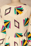Bapska Colourfully Patterned Short A-Line Dress | La Petite Garçonne 6