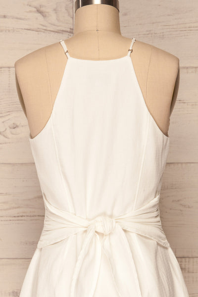 Baquerizo White Button-Up Summer Dress | La Petite Garçonne