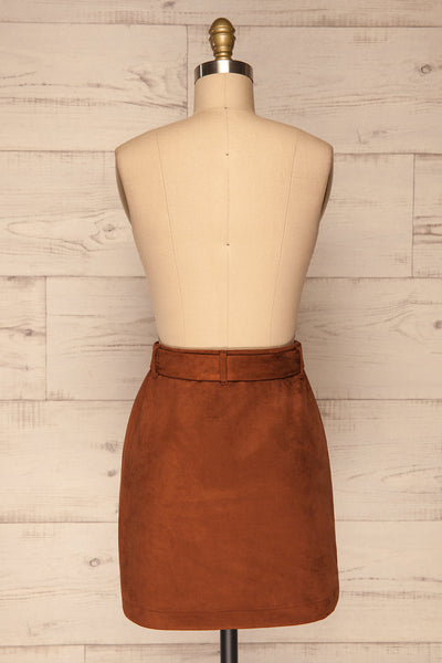 Barwang Muscade Mini Skirt | Mini Jupe back view | La Petite Garçonne