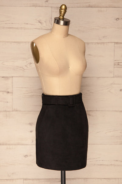 Barwang Noir Mini Skirt | Mini Jupe side view | La Petite Garçonne
