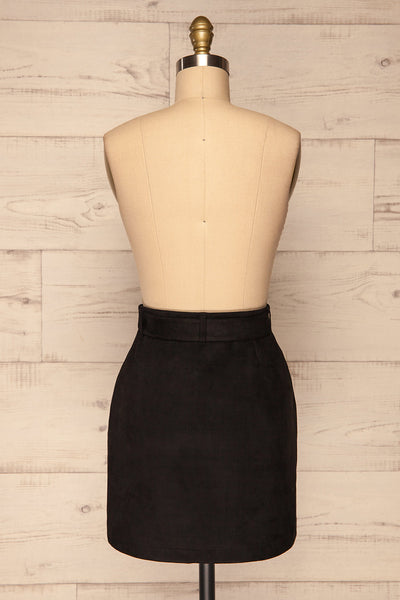 Barwang Noir Mini Skirt | Mini Jupe back view | La Petite Garçonne
