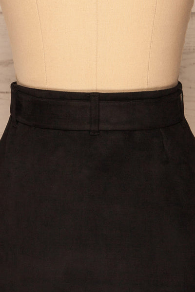 Barwang Noir Mini Skirt | Mini Jupe back close up | La Petite Garçonne