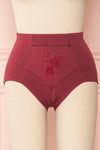 Bazyli Cranberry Red High-Waist Brief with Pocket | Boutique 1861