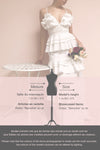 Beroche White Layered Maxi Bridal Dress | Boudoir 1861 template