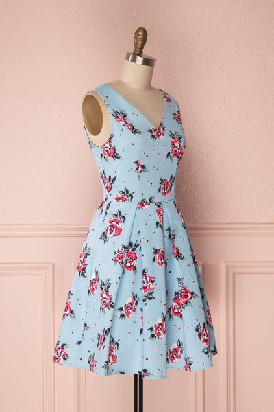 Berouria | Blue Floral Dress