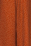 Berriedale Brown Jumpsuit | Combinaison | La Petite Garçonne fabric detail