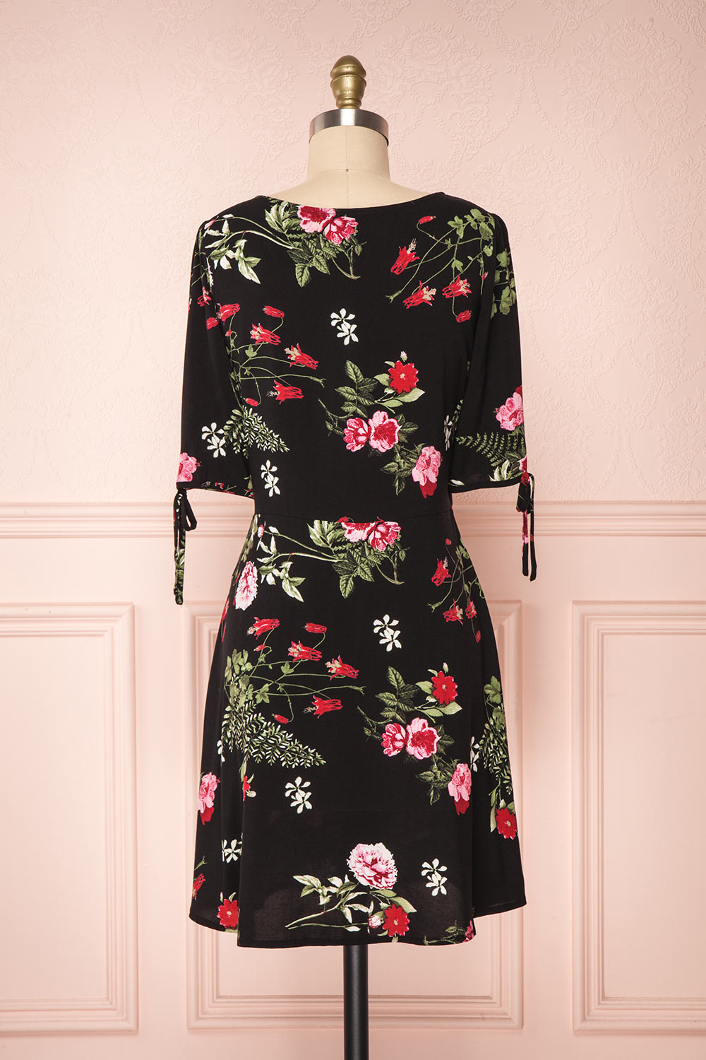 Bialystok | Black Floral Dress