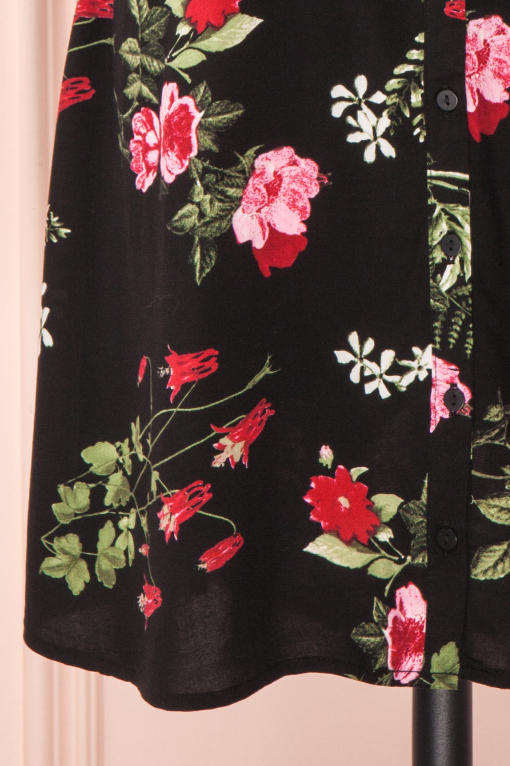 Bialystok | Black Floral Dress