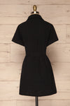 Bilzen Black Short Sleeve Dress | La petite garçonne back view