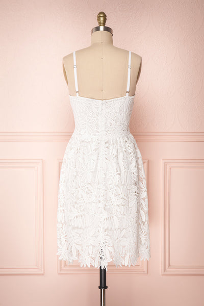 Bindi Cloud White Lace A-Line Summer Dress | Boutique 1861 5