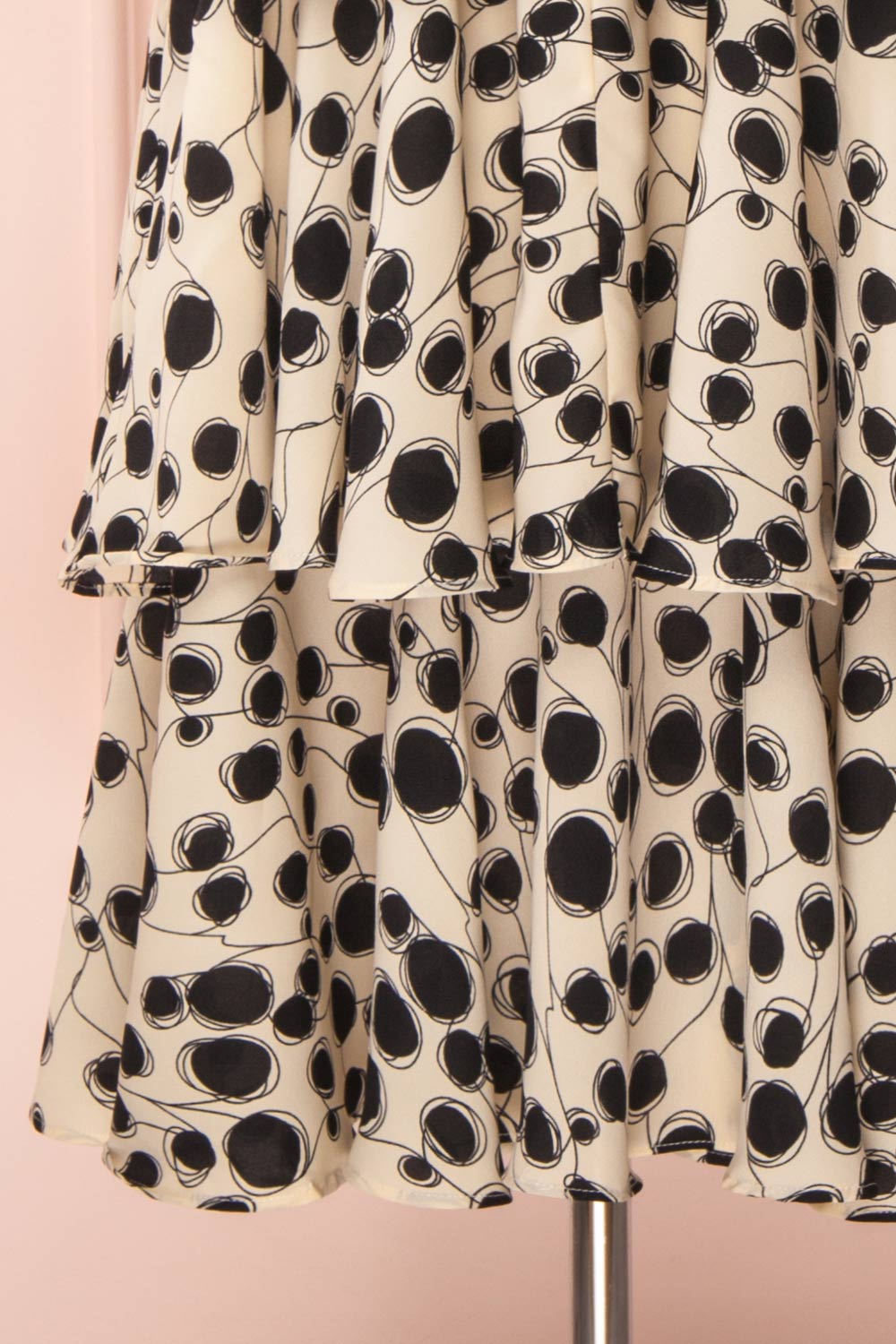 Biscotti Black & White Polkadot Midi Dress | Boutique 1861 bottom 