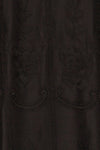 Blachownia Black Floral Flare Halter Dress | La Petite Garçonne