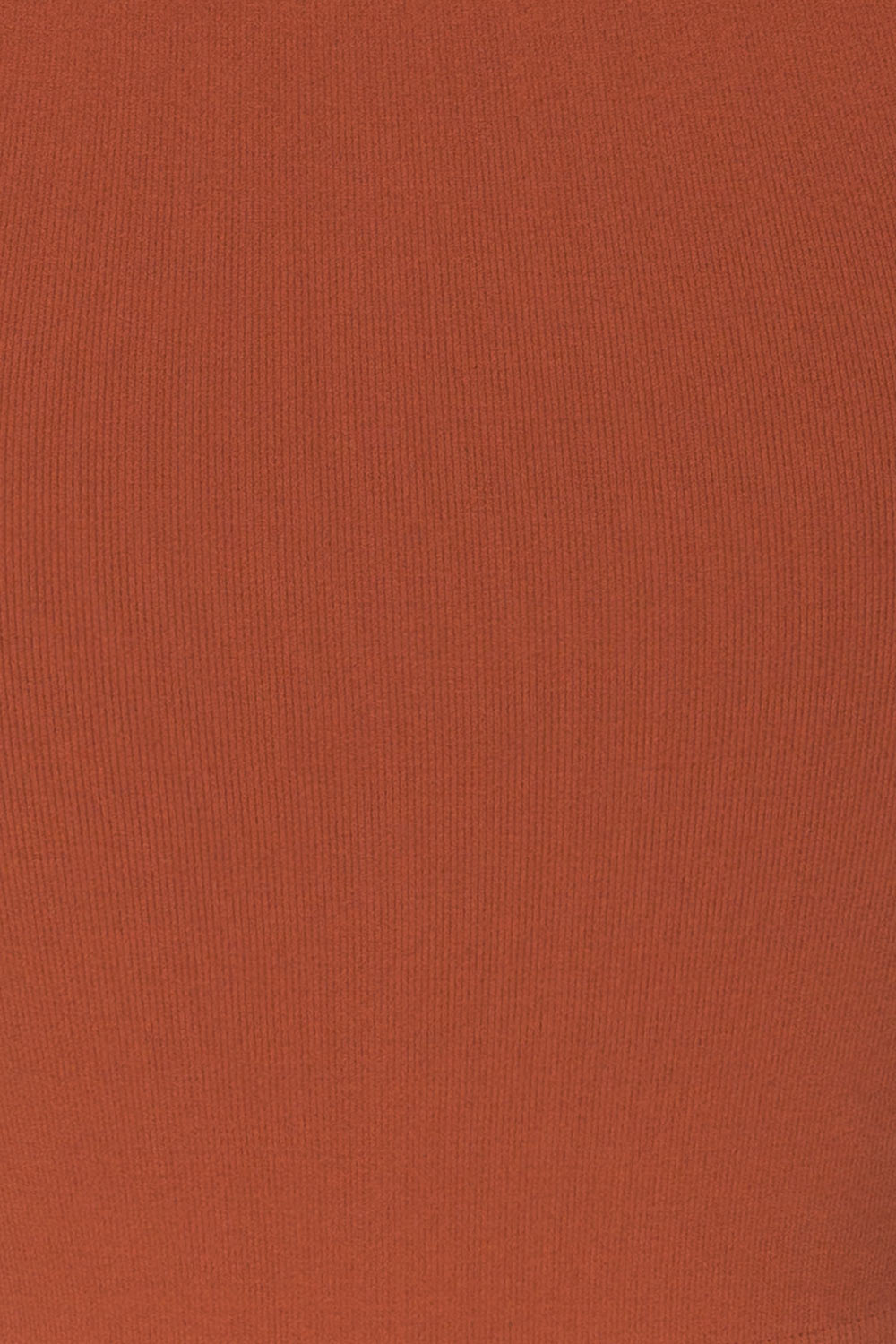 Boath Rust Orange Round Neck Cami | La petite garçonne fabric 