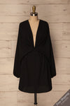 Boncath Secret Black Long Sleeved A-Line Dress | La Petite Garçonne