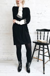 Bonnert Crème Black Reversible Sweater Dress | La Petite Garçonne