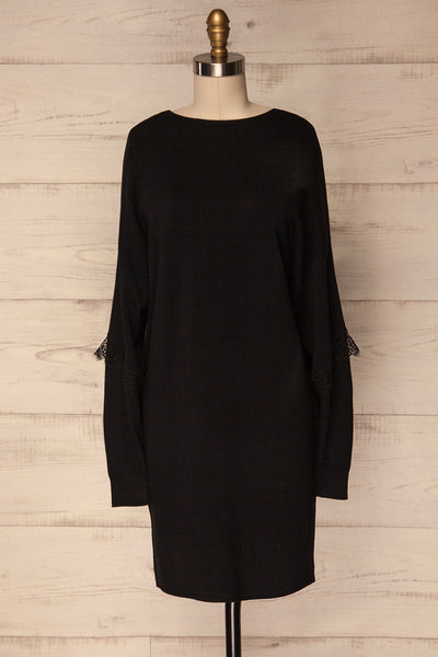 Bonnert Noir Black Reversible Sweater Dress | La Petite Garçonne