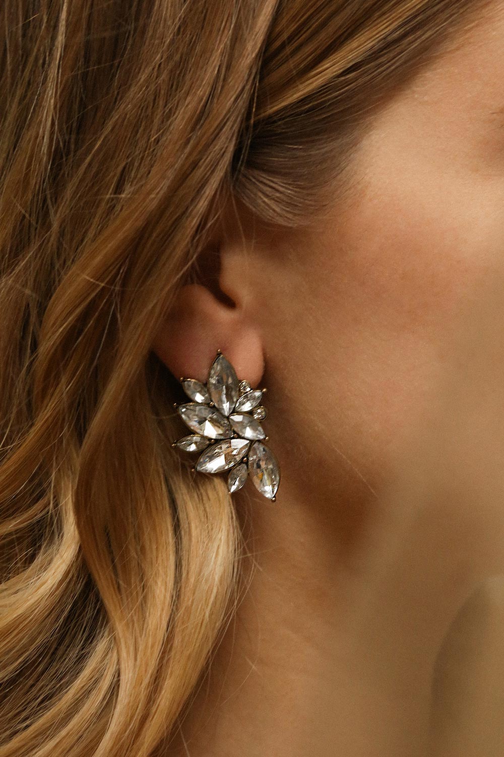 Bonum Crystal Statement Stud Earrings | Boutique 1861