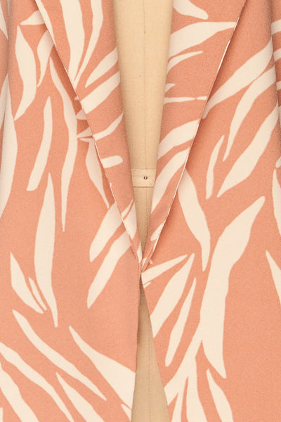 Briach Pink & White Oversized Blazer fabric | La petite garçonne