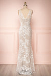 Brookelle White Embroidered Mermaid Bridal Gown back view | Boudoir 1861