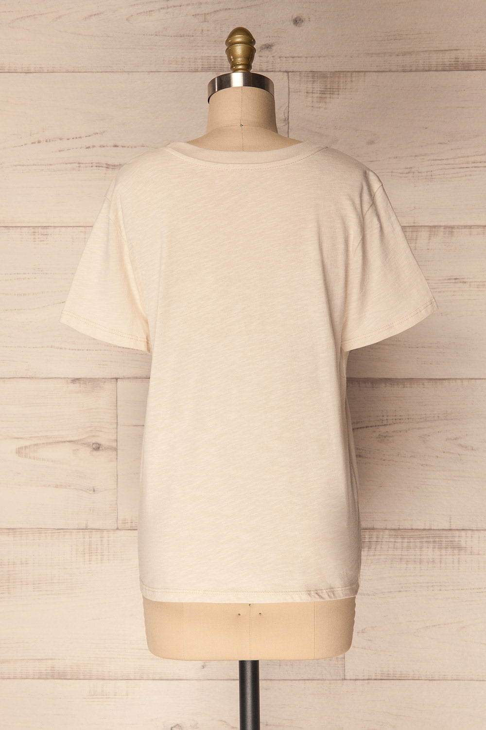 Brunhos Beige "On Sunday we Brunch" T-Shirt | La Petite Garçonne 5