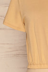 Buk Jaune Yellow Cropped T-Shirt w Elastic Waist | La Petite Garçonne 7
