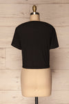 Buk Noir Black Cropped T-Shirt w Elastic Waist | La Petite Garçonne 5