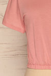 Buk Rose Pink Cropped T-Shirt w Elastic Waist | La Petite Garçonne 7