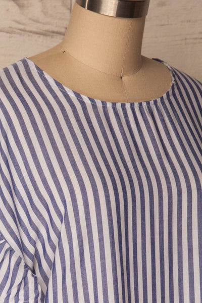 Bustelo Blue & White Striped Loose T-Shirt | La Petite Garçonne 5