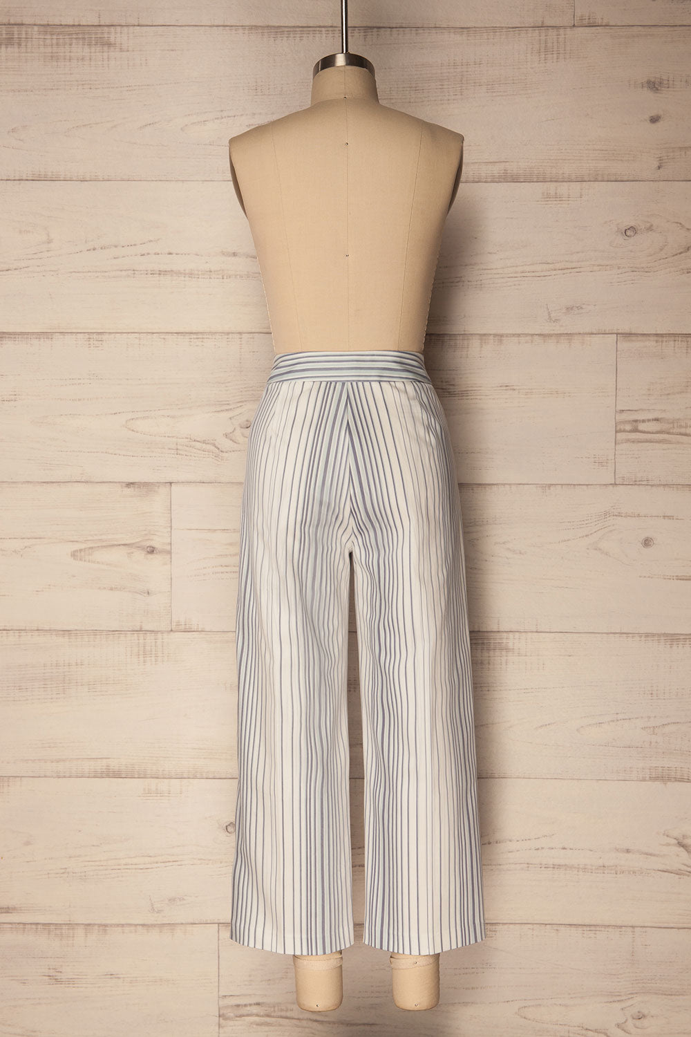 Byklo White, Blue & Lilac Striped Straight Pants | La Petite Garçonne 6