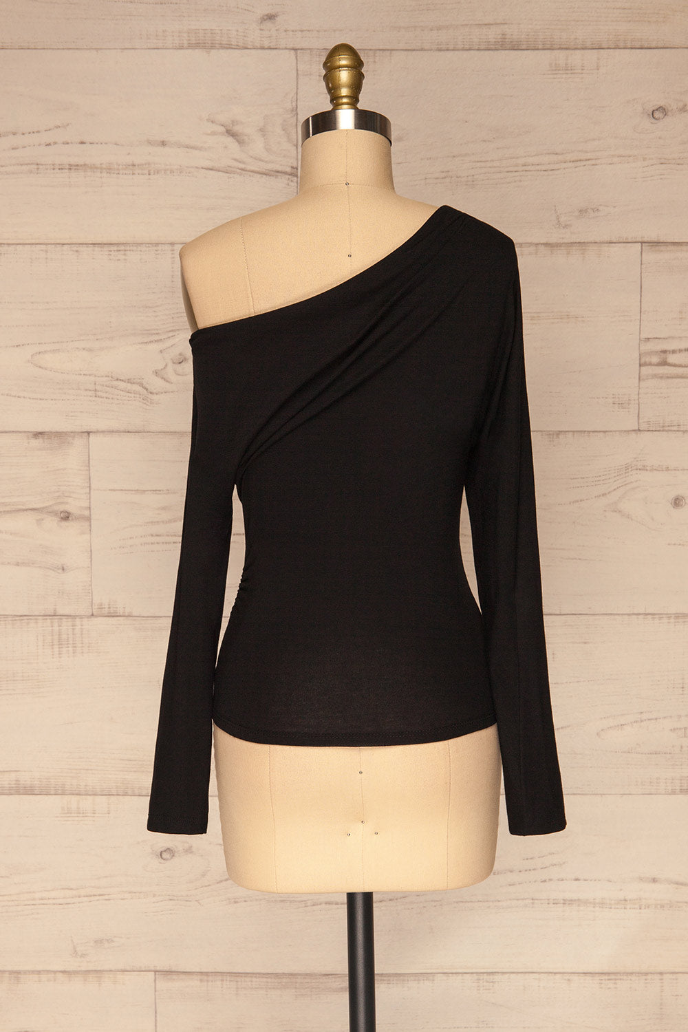 Bytom Black Off-Shoulder Top | La petite garçonne back view