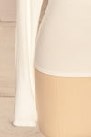 Bytom White Off-Shoulder Top | La petite garçonne bottom