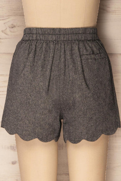 Cabril Rock Grey Shorts with Scallops | La Petite Garçonne 8