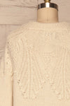 Cachiloma Crème Cream Knit Sweater | La Petite Garçonne back close-up
