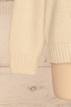 Cachiloma Crème Cream Knit Sweater | La Petite Garçonne sleeve view