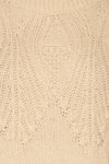 Cachiloma Crème Cream Knit Sweater | La Petite Garçonne fabric detail