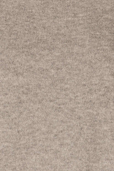 Cadix Grey Long Sleeve Knitted Dress | La petite garçonne fabric
