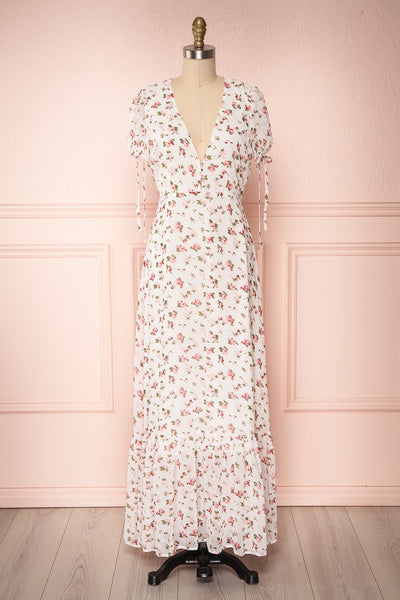 Calibishie Floral Flowy Maxi Summer Dress | Boutique 1861