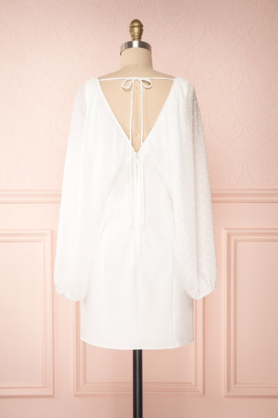 Callirhoe White Dress | Robe Blanche | Boutique 1861 back view