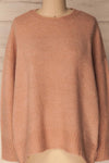 Calvao Dawn Dusty Pink Oversized Knit Sweater | La Petite Garçonne 2