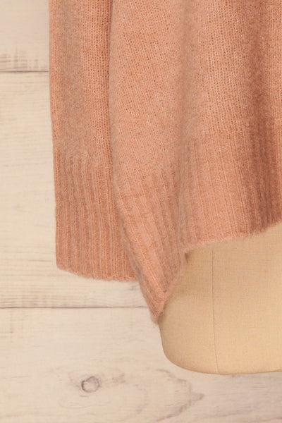 Calvao Dawn Dusty Pink Oversized Knit Sweater | La Petite Garçonne 7