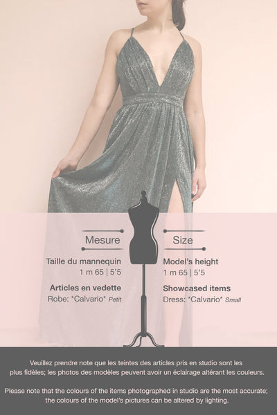 Calvario Blue Sparkly Maxi Prom Dress | La petite garçonne template
