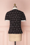 Camély Black & White Cat Pattern Blouse | Boutique 1861 5