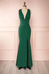 Camila Green Fitted Mermaid Gown | Boudoir 1861 front
