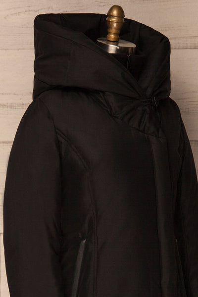 Camillia | Black Quilted Parka