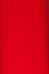 Canalaurco Red Halter Dress w/ Back Slit | La petite garçonne fabric