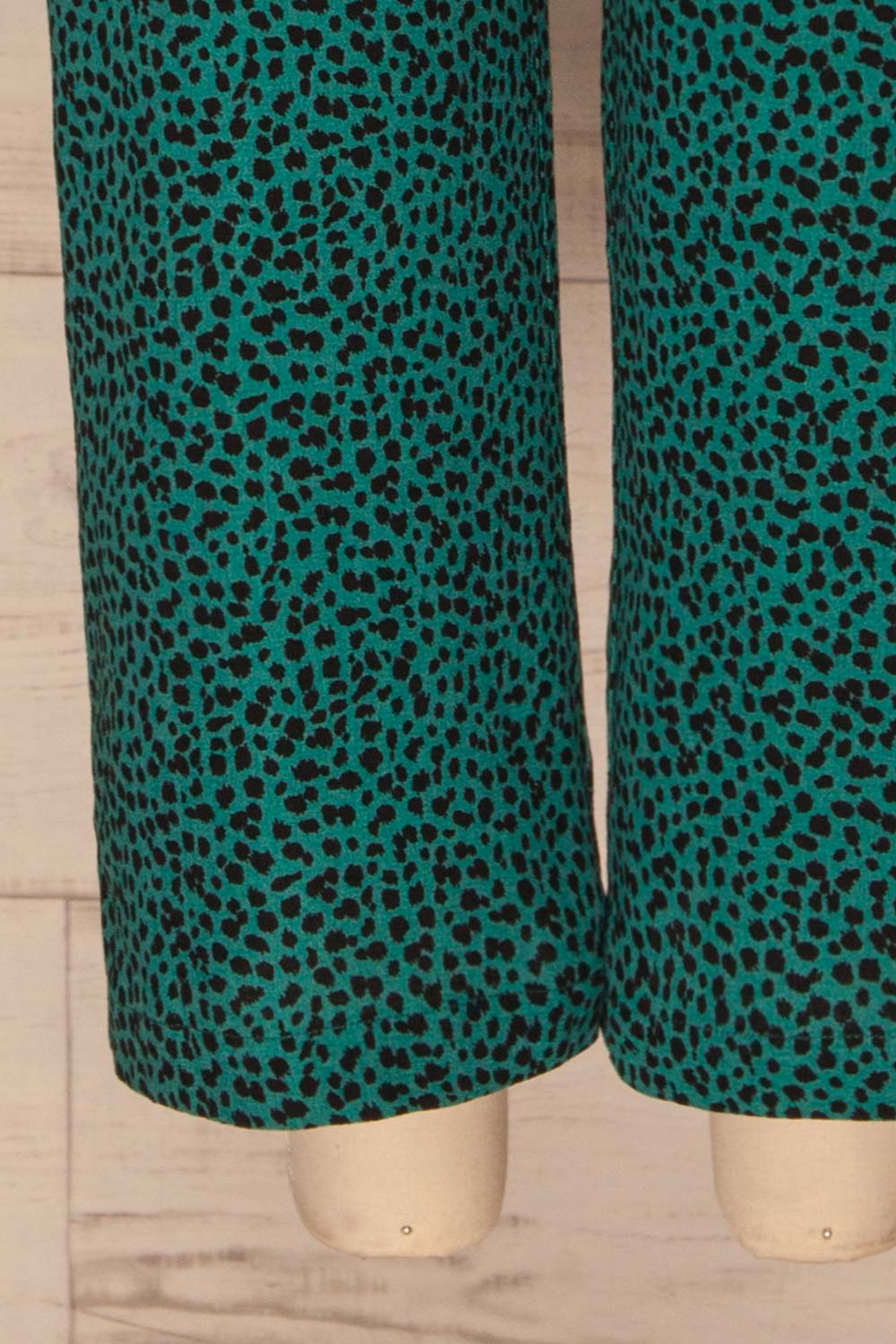 Canaveral Emerald Pants w/ Leopard Print | La petite garçonne bottom 