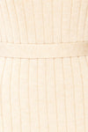 Candelaria Knit Tunic Dress With Knit Belt | La petite garçonne fabric