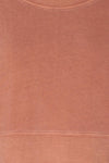 Cangil Pink Long Sleeved Crop Top | TEXTURE DETAIL | La Petite Garçonne